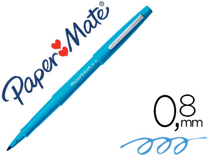 STYLO-FEUTRE PAPER MATE FLAIR ORIGINAL POINTE MOYENNE 1MM LONGUE DURE DE VIE COLORIS TURQUOISE
