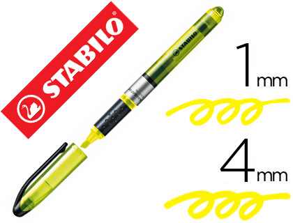 SURLIGNEUR STABILO NAVIGATOR MODLE POCHE CLIP RSISTANCE INTENSE LUMIRE COULEUR JAUNE