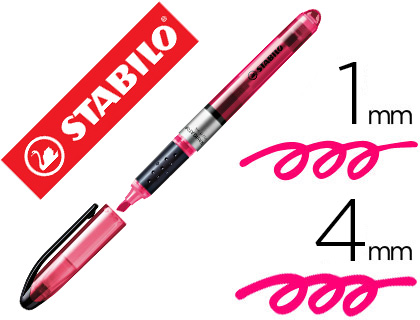 SURLIGNEUR STABILO NAVIGATOR MODLE POCHE CLIP RSISTANCE INTENSE LUMIRE COULEUR ROSE