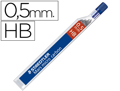 MINE STAEDTLER MARS 0.5MM HB MICRO CARBON 250 TUI 12 UNITS