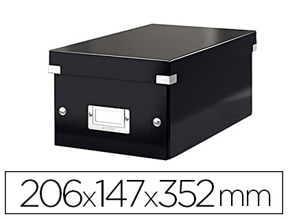 BOTE RANGEMENT DVD CAPACIT 26 UNITS FENTRE IDENTIFICATION COLORIS NOIR