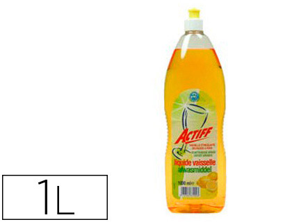 LIQUIDE VAISSELLE COLDIS ACTIFF LAVAGE MANUEL TRS CONCENTR BOUCHON PUSH/PULL PARFUM CITRON FLACON 1L