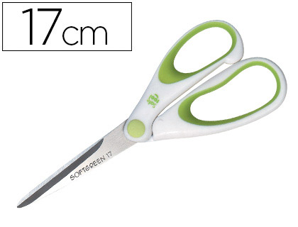 CISEAUX SAFETOOL SOFTGREEN UNIVERSELS ANNEAUX BI-MATIRE BIODGRADABLE RECYCLABLE LAMES INOX DMONTABLES 17CM
