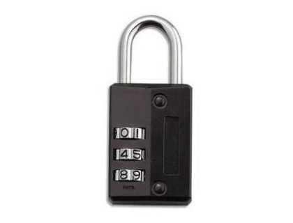 CADENAS  COMBINAISON SAFETOOL 3 CHIFFRES LAITON MASSIF INCLUS