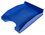 CORBEILLE  COURRIER Q-CONNECTPOLYPROPYLNE DOCUMENTS A4+ 245X320MM EMPILABLE 350X255X65MM COLORIS BLEU OPAQUE