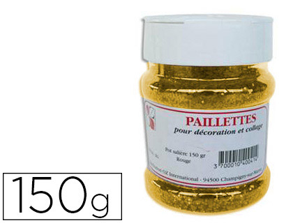 PAILLETTE SCINTILLANTE OZ INTERNATIONAL COLORIS OR POT SALIRE 150G