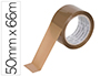 RUBAN ADHESIF Q-CONNECT POLYPROPYLENE 60 MICRONS SANS SOLVANT RECYCLABLE SILENCIEUX 50MMX66M COLORIS HAVANE