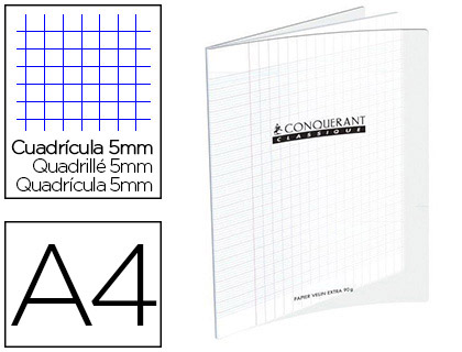 Cahier éco - piqué - couverture polypro - 96 pages - 24x32 cm