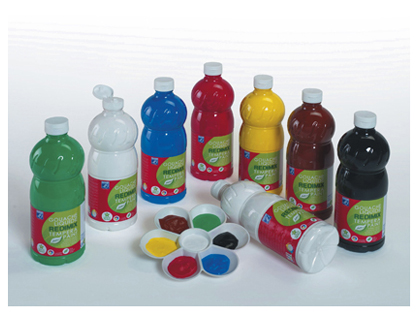 GOUACHE LEFRANC BOURGEOIS LIQUIDE REDIMIX NON TOXIQUE FLUIDE COUVRANTE PRTE  L'EMPLOI VERT FRANC FLACON 1000ML