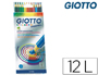 CRAYON COULEUR GIOTTO STILNOVO AQUARELLABLE HEXAGONAL 6.8MM MINE 3.3MM COLORIS VIFS INTENSES TUI 12 UNITS