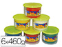 PTE  MODELER JOVI BOX BLANDIVER COLORIS ASSORTIS BLANC JAUNE ROUGE VERT BLEU ORANGE 6 PAINS 460G