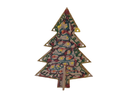 SAPIN NOL MDF  DCORER 15X20CM 6 UNITS