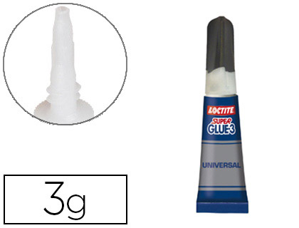 Les produits   Colle et adhésif - Colle Super glue 3 Universal  liquide tube 3g LOCTITE