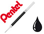 RECHARGE PENTEL ROLLER ENCRE GEL ENERGEL BL57/BL77/BL107 LARGEUR MOYENNE COLORIS NOIR