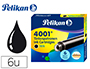 CARTOUCHE PELIKAN COURTE STANDARD NOIR TUI 6 UNITS
