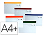 POCHETTE ENVELOPPE ZIP 405X260MM TOUS USAGES COLORIS ASSORTIS