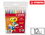 FEUTRE COLORIAGE STABILO POWER CAPUCHON VENTIL ENCRE LAVABLE POINTE MOYENNE NE SCHE PAS POCHETTE 12 UNITS