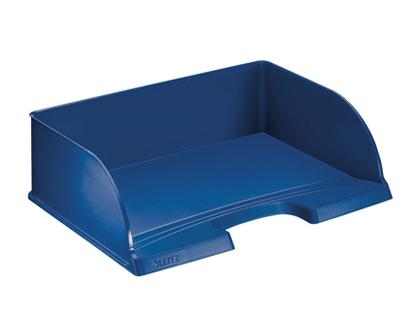 CORBEILLE  COURRIER LEITZ JUMBO PLUS A4 EMBOITAGE PRESS&CLICK STABILIT DURABILIT 900F 363X273X103MM COLORIS BLEU