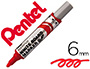 MARQUEUR PENTEL MAXIFLO EFFAABLE TABLEAU BLANC POINTE CONIQUE TRAC 2,1MM CRITURE 1000M CORPS PLASTIQUE RECYCL ROUGE