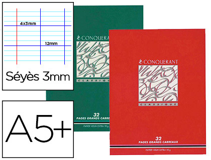 CANSON Carnets de notes 100 pages 120g A5 - Couverture en polypropylène