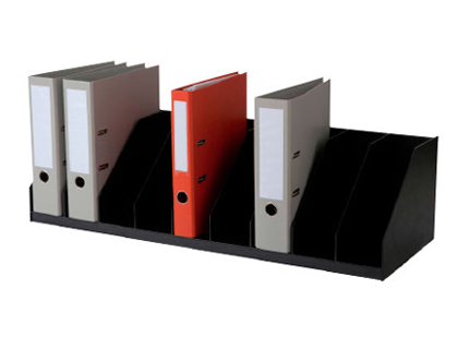 TRIEUR PAPERFLOW CASE FIXE POLYSTYRNE 9 CASES FIXES 210X290X857MM COLORIS NOIR