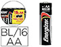 PILE ENERGIZER ALCALINE POWER I.C.E. LR06 TAILLE AA BLISTER 16 UNITS