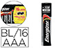 PILE ENERGIZER ALCALINE POWER I.C.E. LR03 TAILLE AAA BLISTER 16 UNITS