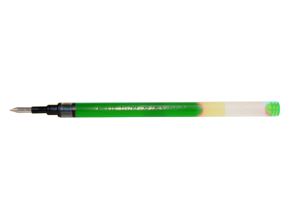 RECHARGE STYLO PILOT BLS-G2 POINTE MOYENNE ENCRE VERTE