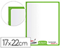 CAHIER MAGIQUE CLAIREFONTAINE 8000 POLYPRO COUVERTURE ARDOISE DOUBLE FACE EFFACABLE PIQUE BLANC 17X22CM 48P SEYES 90G