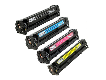 TONER CLOVER COMPATIBLE HP COLOR LASERJET M251 COULEUR NOIR/CYAN/MAGENTA/JAUNE MULTIPACK 4 UNITS