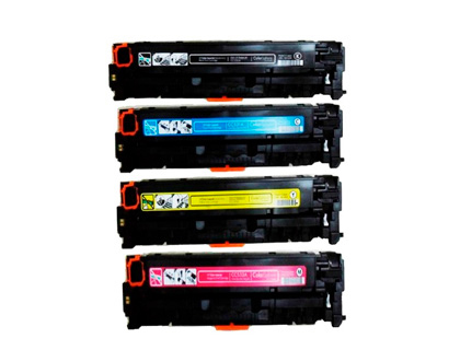 TONER CLOVER COMPATIBLE HP COLOR LASERJET M451 COULEUR CYAN MAGENTA JAUNE NOIR MULTIPACK 4 UNITS