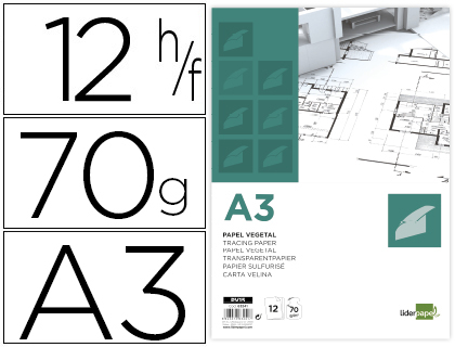 10 PAPIER CALQUE A3 70G