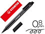 STYLO-FEUTRE STABILO POINTMAX POINTE MOYENNE NYLON TRAC 0.8MM ULTRA ROBUSTE COLORIS NOIR