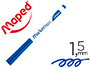 FEUTRE MAPED MARKER'PEPS EFFAABLE  SEC POUR ARDOISES BLANCHES COLORIS BLEU