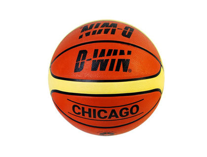 BALLON DE BASKET BALL PLASTICO ROTOTECH EN CAOUTCHOUC TAILLE 5 DIAMTRE 220MM 450G BICOLORE