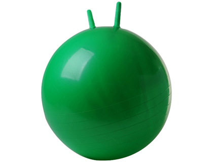 BALLON SAUTEUR PLASTICO ROTOTECH DIAMTRE 500MM 750G COLORIS VERT