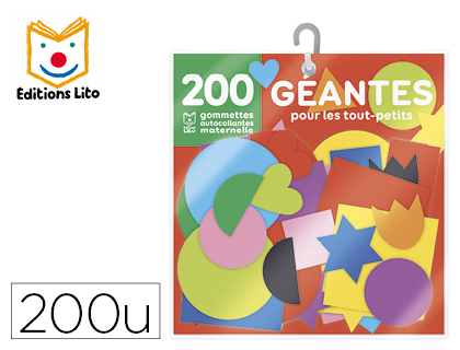 200 Gommettes Géantes pour les Tout-petits Les Gommettes