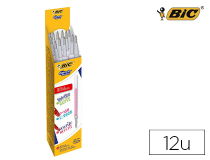 BIC Gel-ocity Illusion Stylo Gel Effaçable Pointe Moyenne (0,7 mm