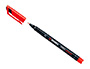 STYLO-FEUTRE STABILO OHP PEN PERMANENT POINTE FINE 0.7MM ENCRE INDLBILE MULTI-SUPPORTS AGRAFE COLORIS ROUGE
