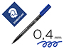 STYLO-FEUTRE STAEDTLER LUMOCOLOR PERMANENT POINTE EXTRA FINE MULTI-SUPPORTS SCHAGE IMMDIAT RSISTANT EAU COLORIS BLEU