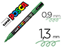 MARQUEUR POSCA PC3M BASE EAU POINTE CONIQUE FINE 0,9-1,3MM SANS ODEURS/ALCOOL/SOLVANT    TOUS SUPPORTS COLORIS VERT