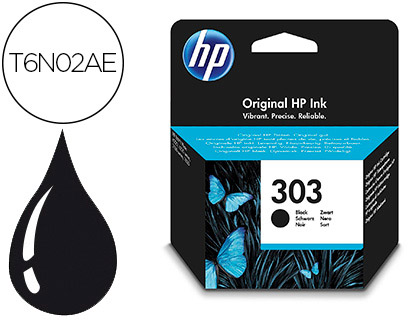 SECAM  CARTOUCHE HP 303 JET D'ENCRE ENVY PHOTO 6230/7130/7830 COULEUR NOIR  200P