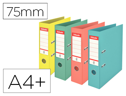 CLASSEUR LEVIER ESSELTE COLOUR'ICE A4 POLYPROPYLNE DOS 72MM