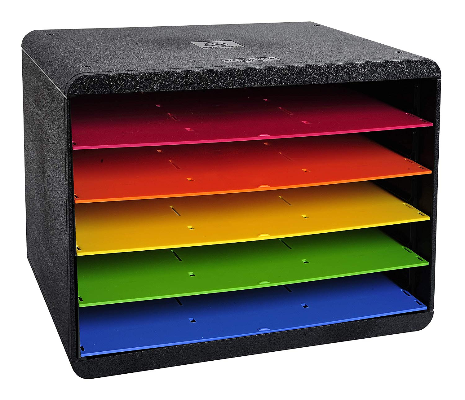 TRIEUR EXACOMPTA HORIZON FORMAT  L'ITALIENNE 5 COMPARTIMENTS POUR DOCS A4+ 270X355X271MM COLORIS ARLEQUIN