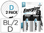 PILE ENERGIZER MAX PLUS LR20/D BP2