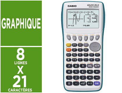 CALCULATRICE CASIO GRAPHIQUE GRAPH 35+E II PYTHON LYCÉE CALCUL