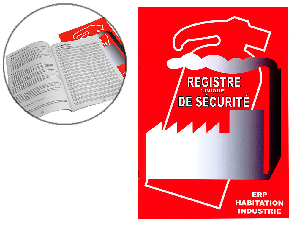 REGISTRE UNIQUE DE SCURIT SAFETOOL FORMAT A4 60 PAGES