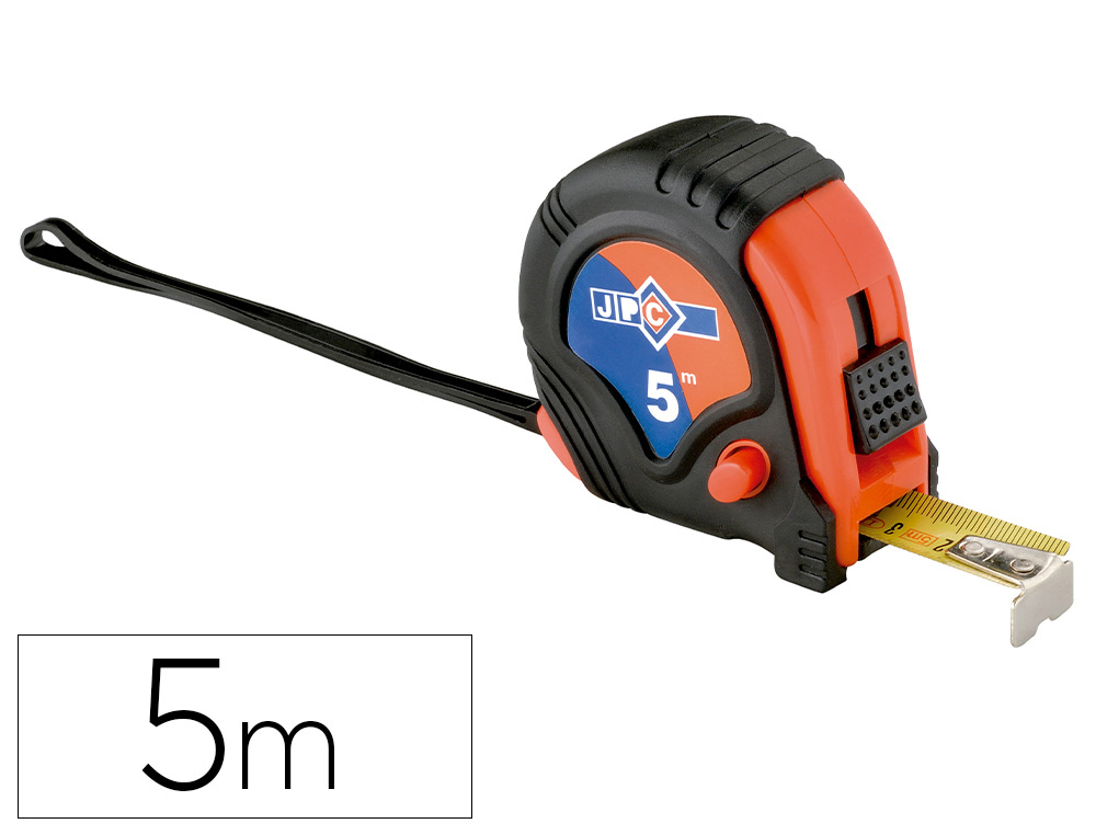 MTRE JPC BI-MATIRE RUBAN 5MX19MM 3 BLOCAGES + RETOUR AUTOMATIQUE CLIP CEINTURE