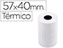 BOBINE THERMIQUE EXACOMPTA TICKETS CARTE BANCAIRE 1 PLI SANS BPA 57X40MM MANDRIN 12MM MTRAGE 18M LOT DE 10 ROULEAUX