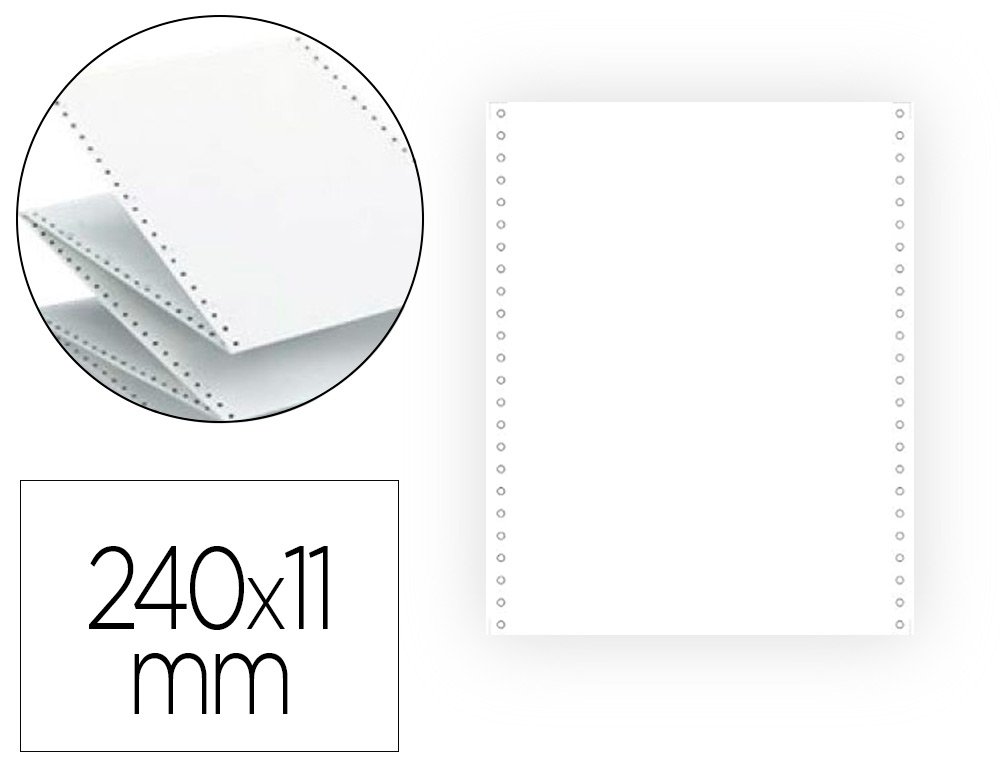 PAPIER LISTING EXACOMPTA 240MMX11